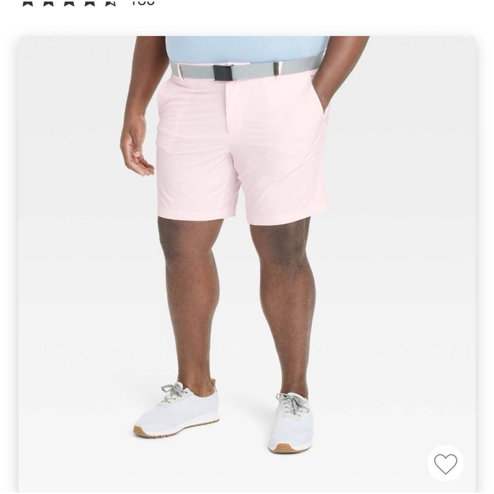 All In Motion Men’s Golf Shorts Rose Pink Size 44
